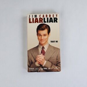 Liar Liar VHS Jim Carrey 1997 Comedy‎ Movie Universal Pictures Hi-Fi Stereo THX